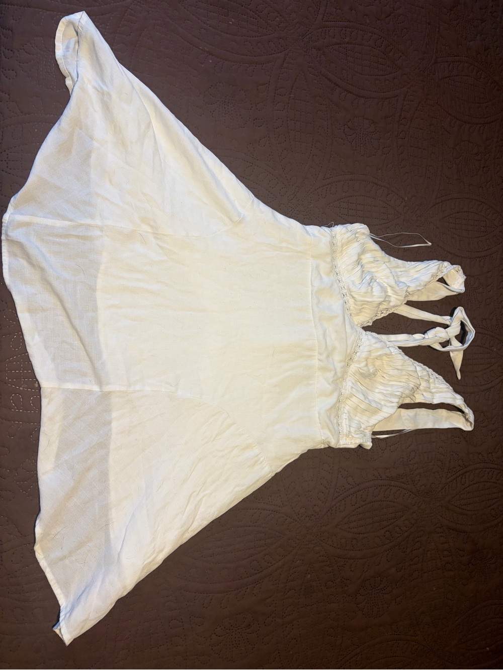 Hello Molly White Tie-Detail Sundress 👗